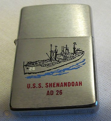 USS Shenandoah AD 26 Navy Ship Brass plaque